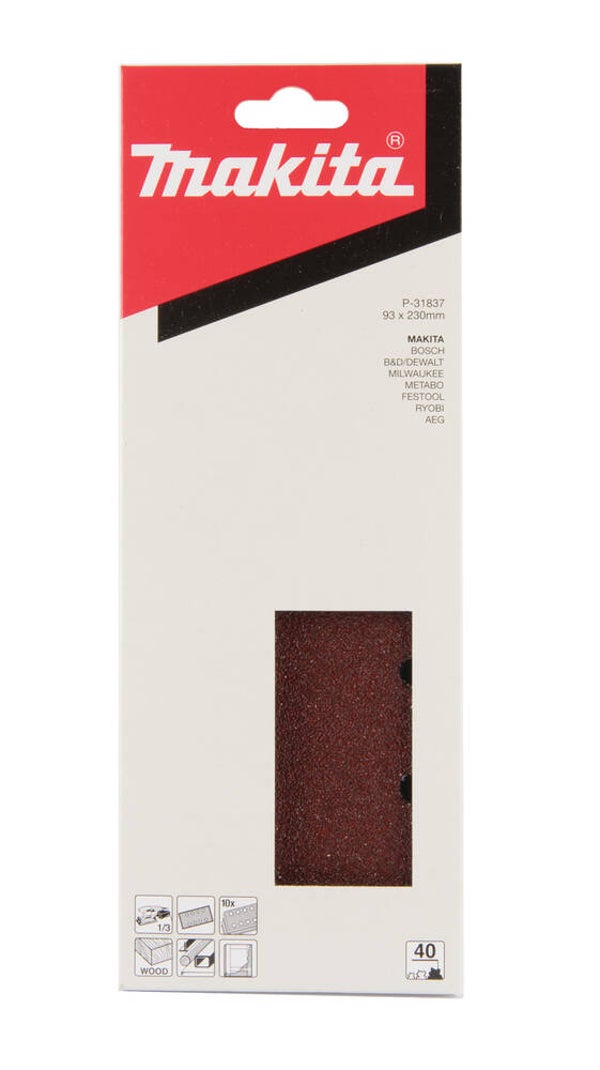 conf carta abrasiva per levigatrice orbitale 93x230