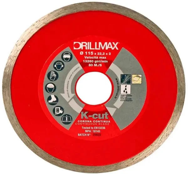 DISCO DIAMANTATO DRILLMAX 115 CERAMICA