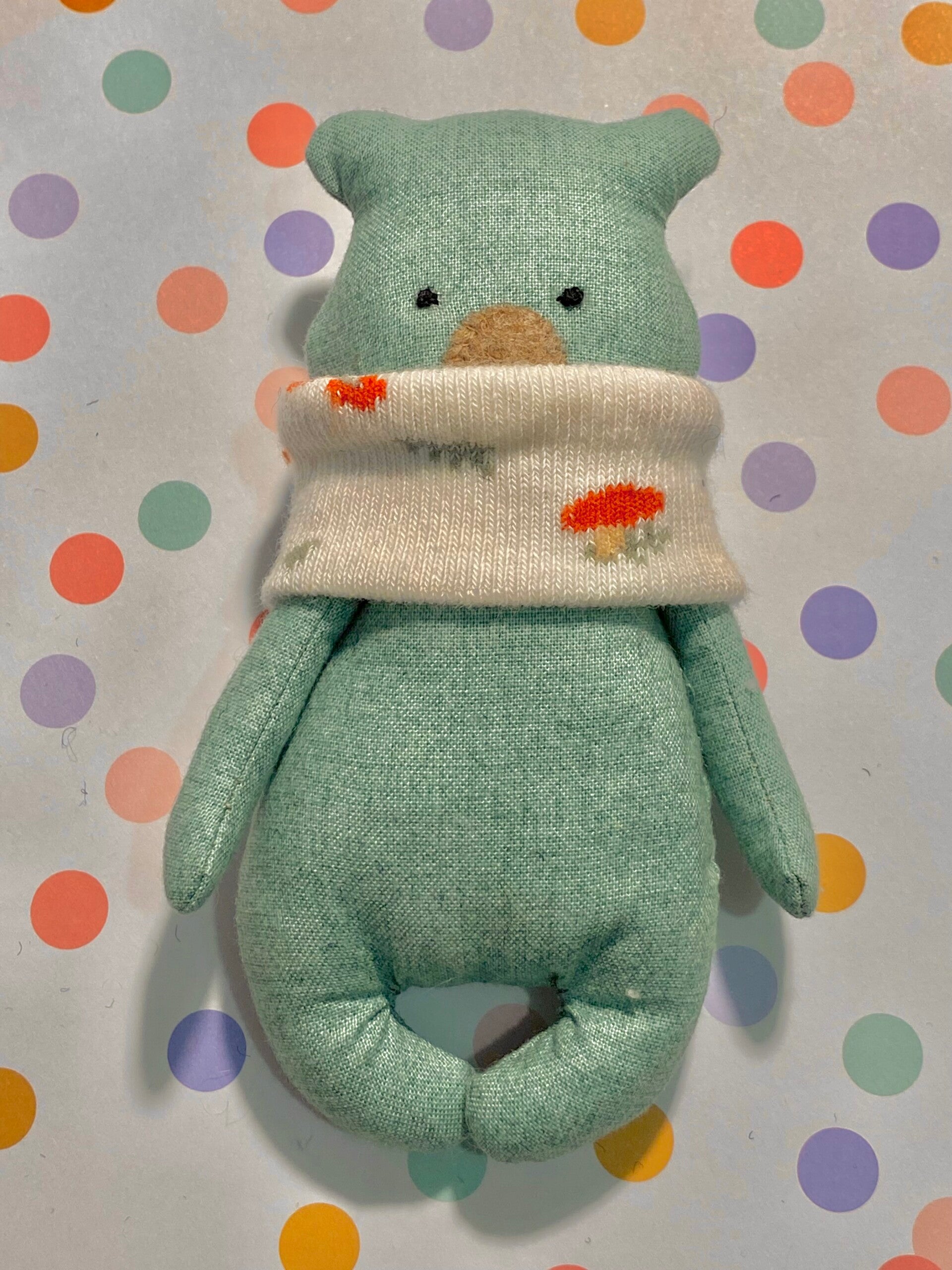Green Worry Bear