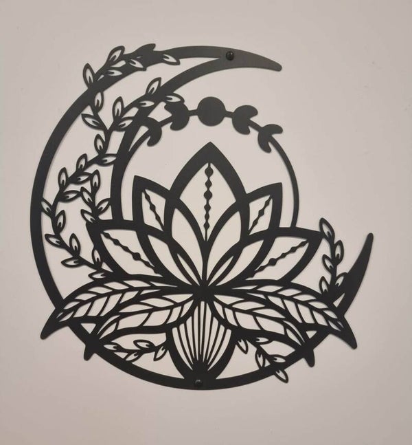 Moon and Flower