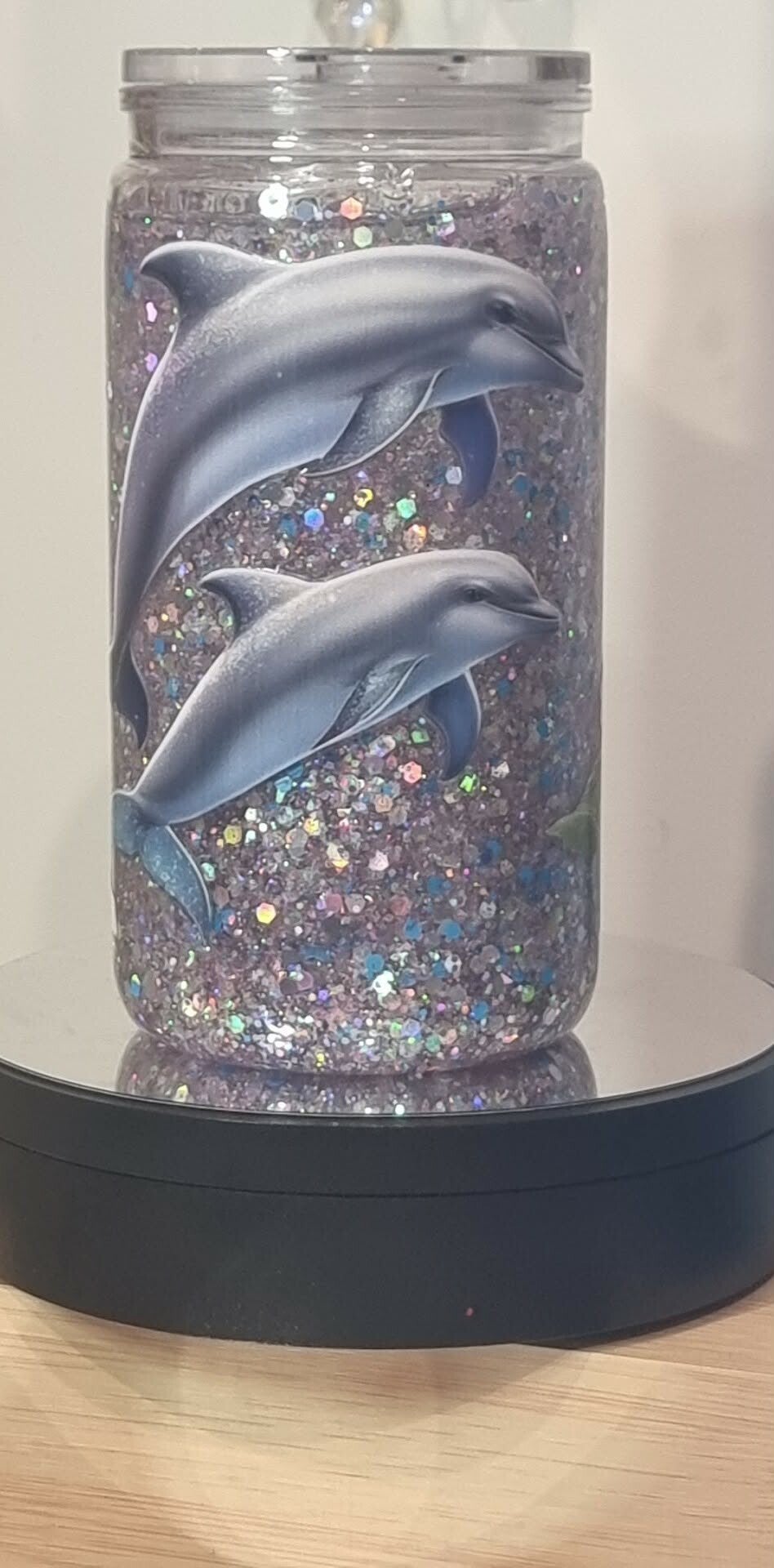 Dolphin 16oz Snow Tumbler