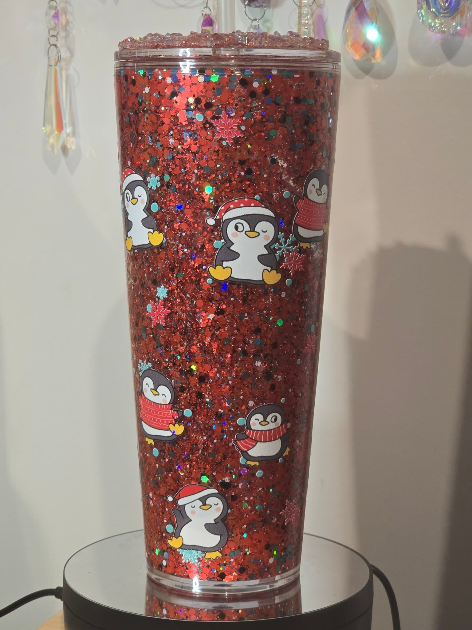 Red Penguin 24oz Snow Tumbler