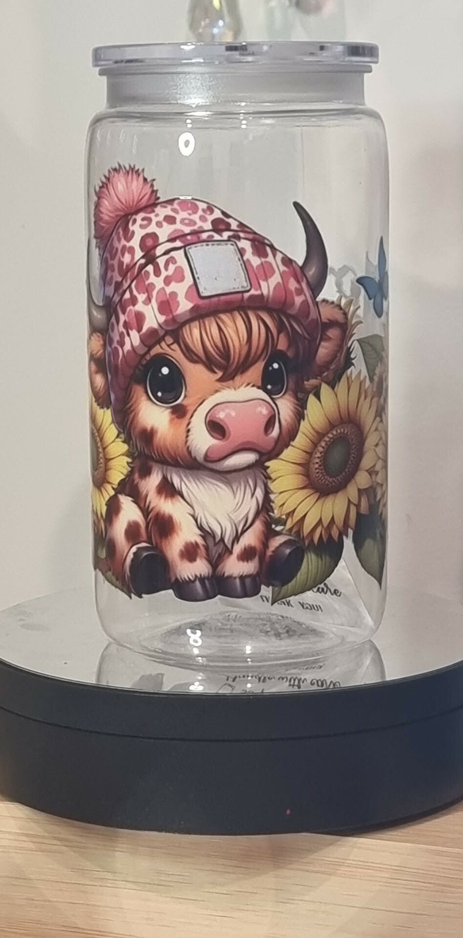 Beanie Cow 16oz Tumbler