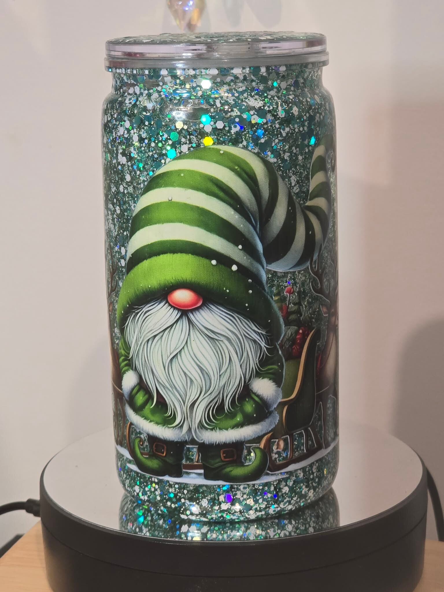 Green Gnome 16oz Snow Tumbler