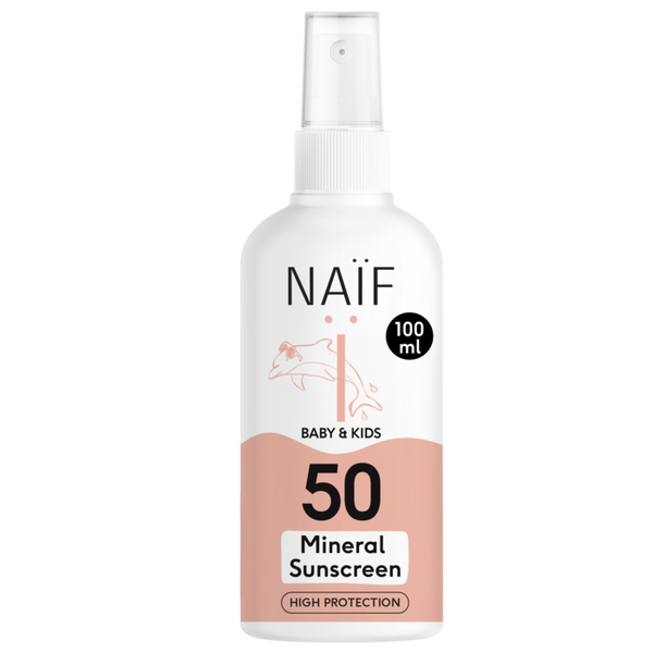 Naïf minerale zonnebrandspray F50 100ML