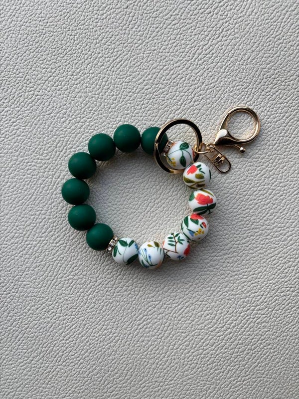 Wristlet GREEN BOUQUET