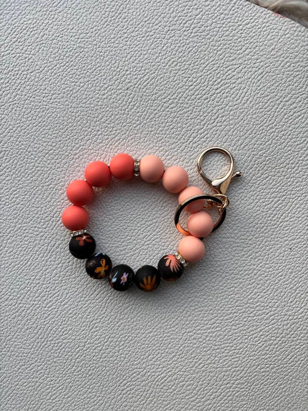 Wristlet PEACH FLOWER