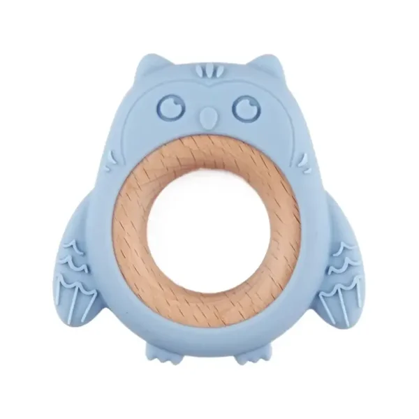 Bijtfiguur uil blauw