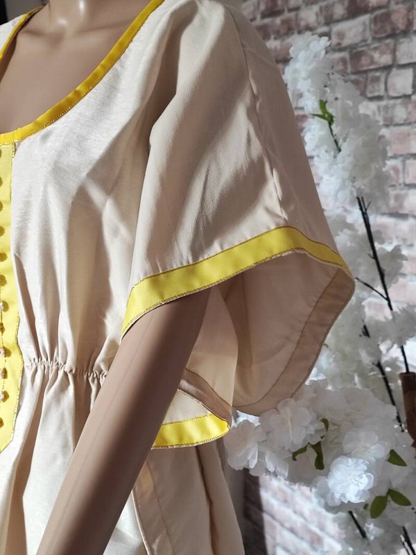 Robe velours satiné