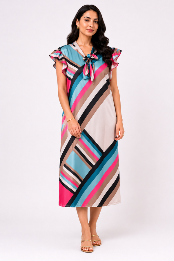 Robe mi-longue