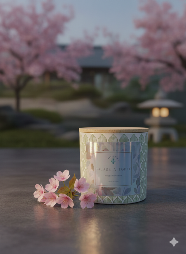 Sakura Voyage – Bougie parfumée “Balade à Tokyo”