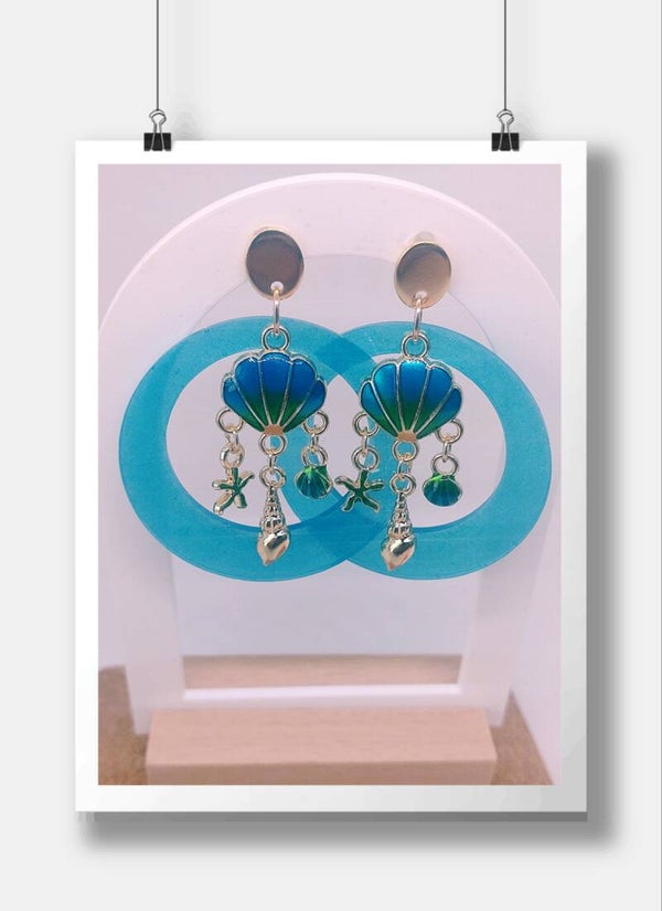 Boucles d'oreilles Coquillage