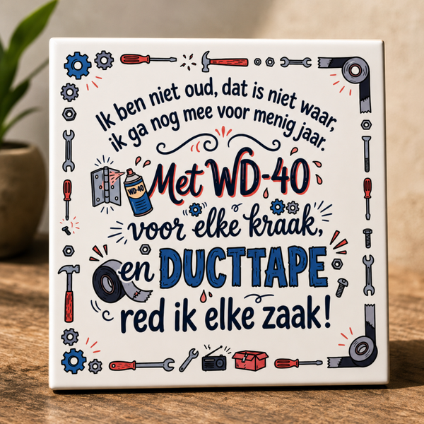 Tegeltje “WD-40 & Ducttape
