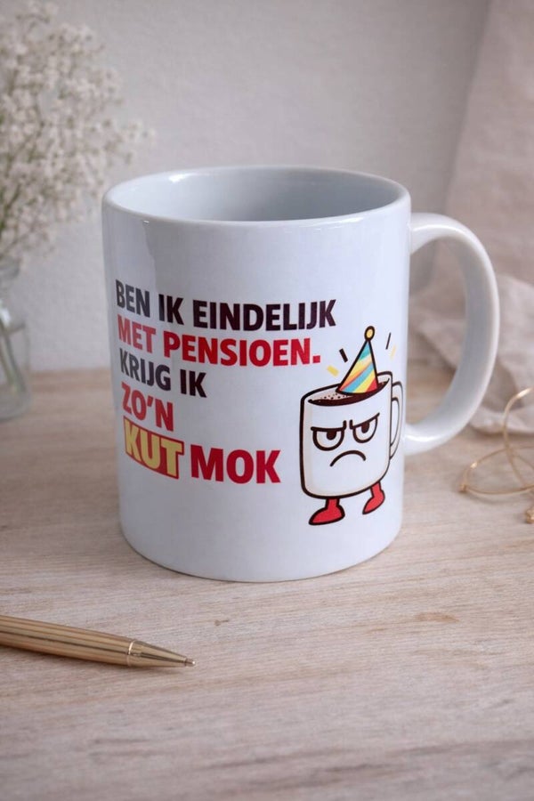 Grappige Pensioen Mok