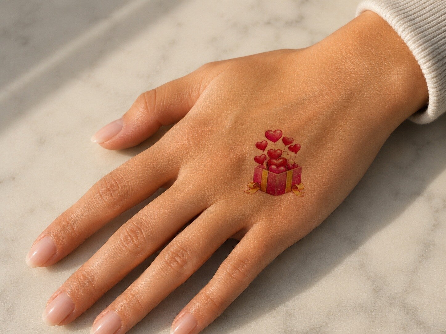 Cadeaudoos Hartjes Tattoo