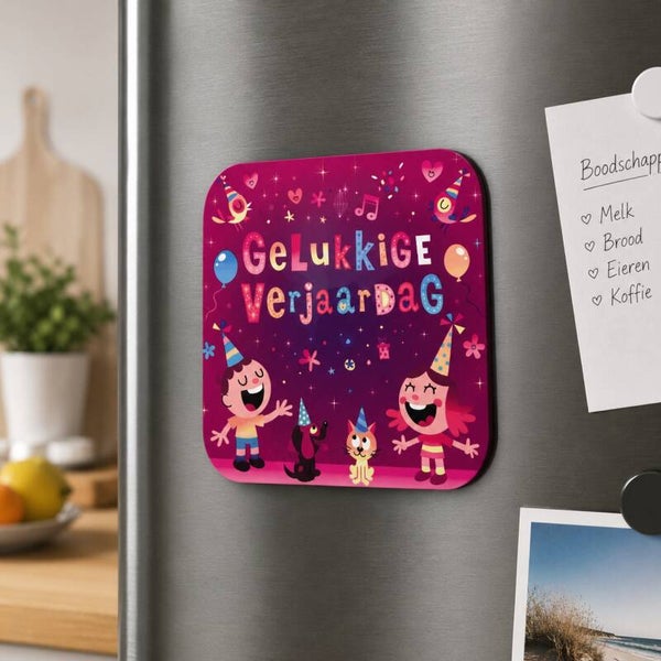 Gelukkige Verjaardag Magneet