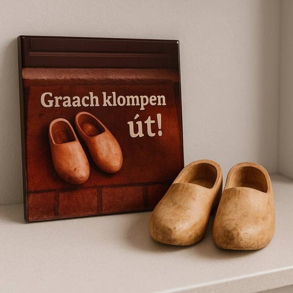 Friese tegel Graach klompen út