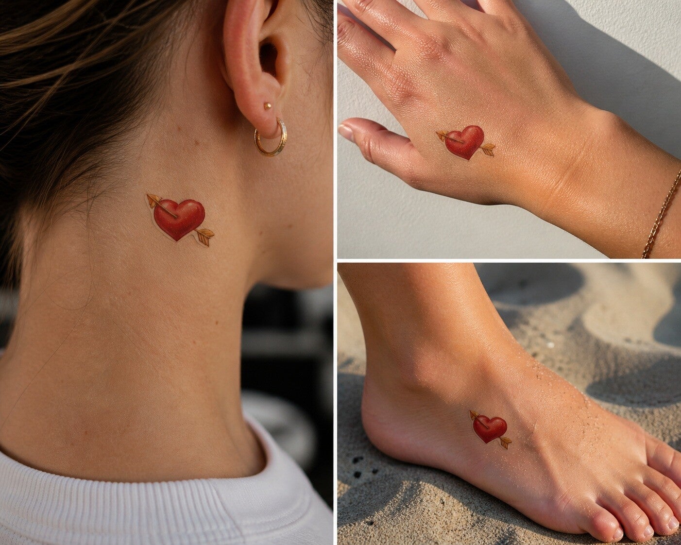 Hart Tattoo met Pijl