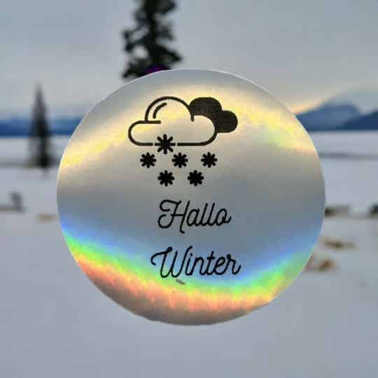 Hallo winter Sticker