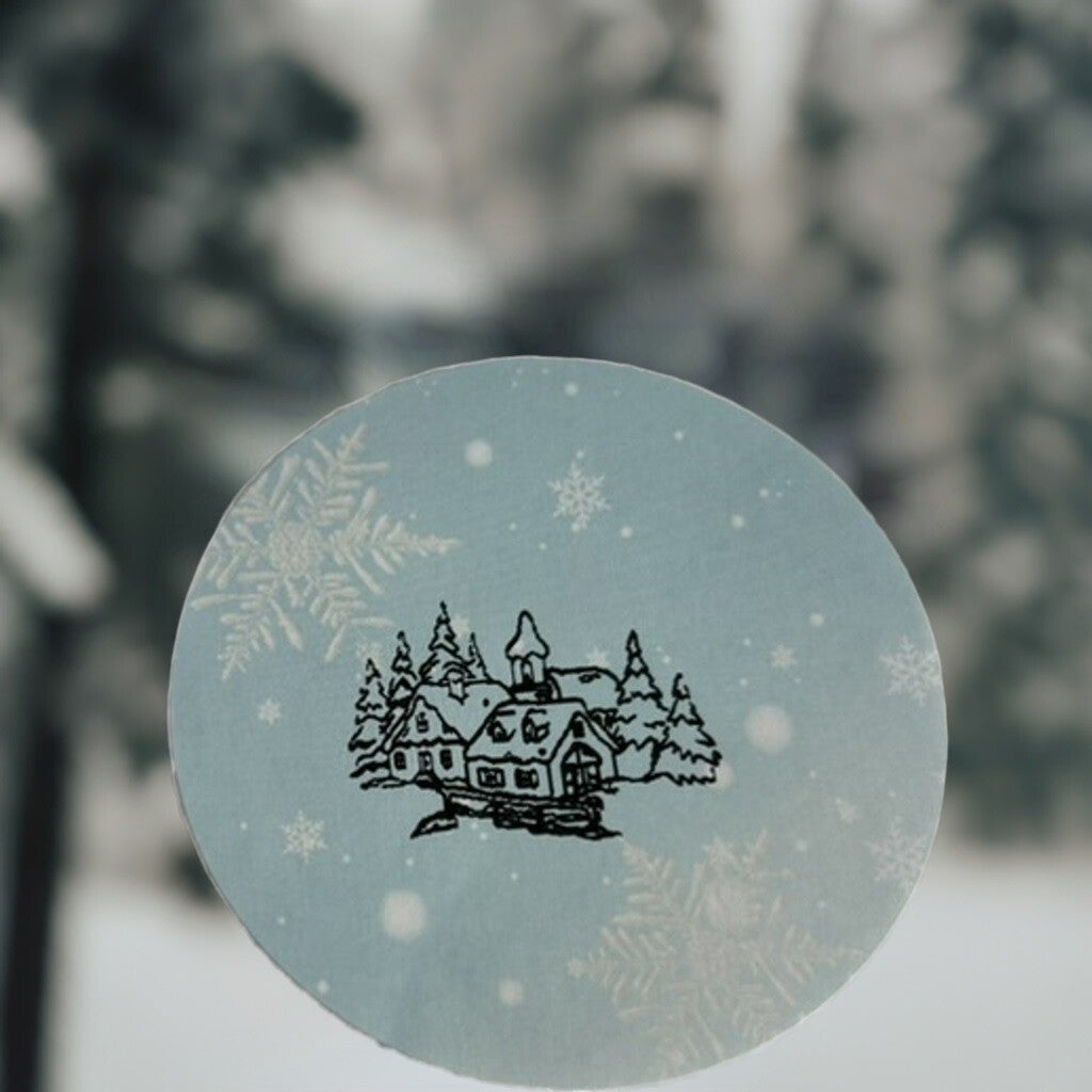 Winters Landschap Sticker