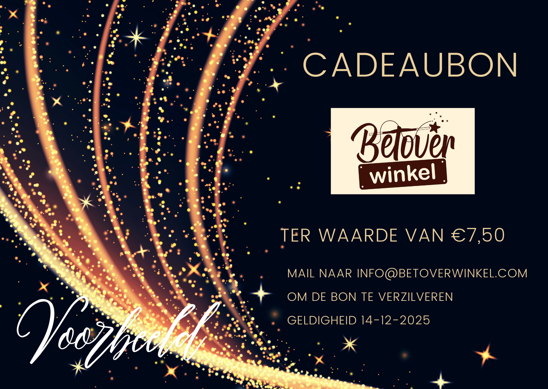 Cadeaubon Betoverwinkel