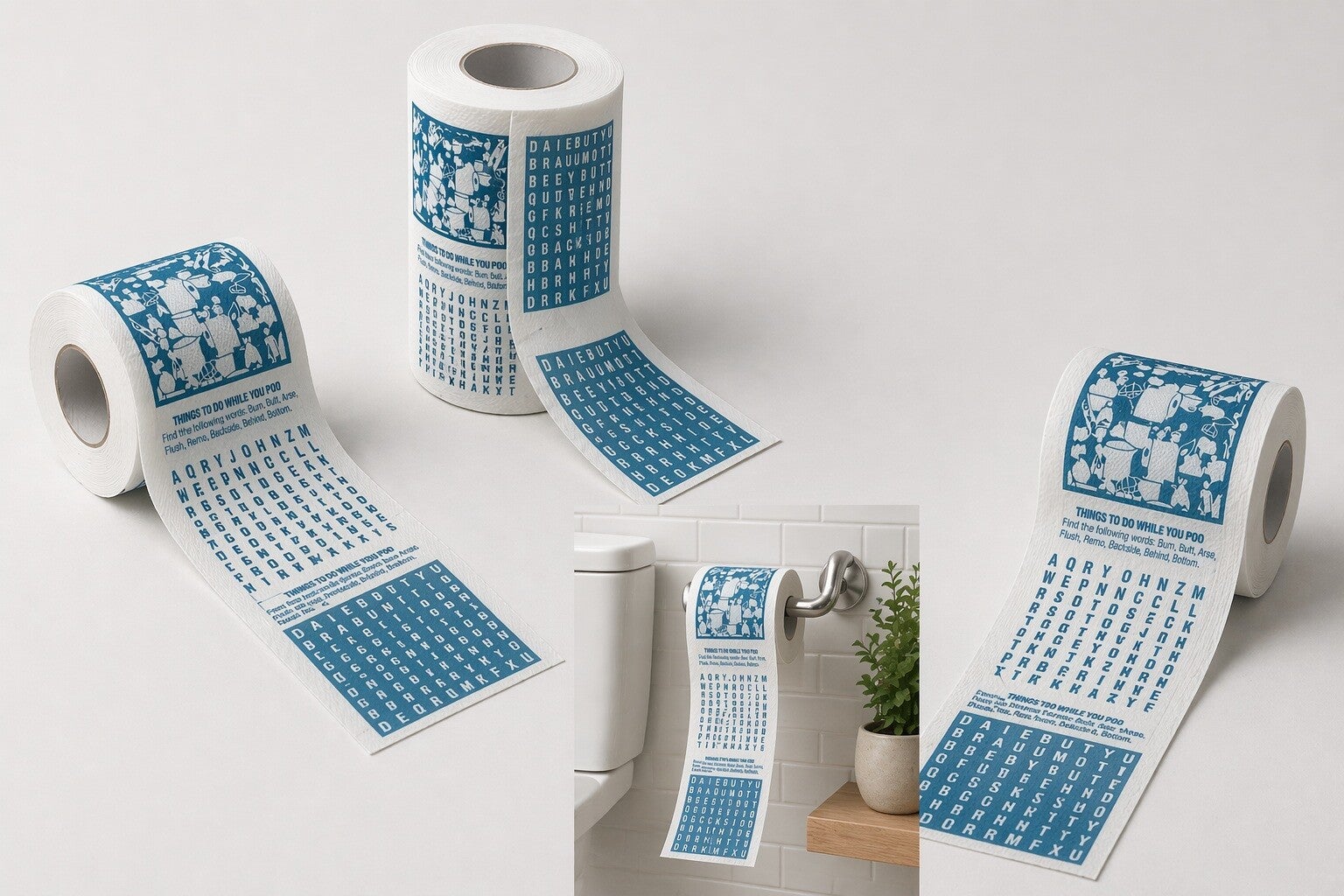 Origineel Toiletpapier met Spelletjes | Leuk Cadeau Idee