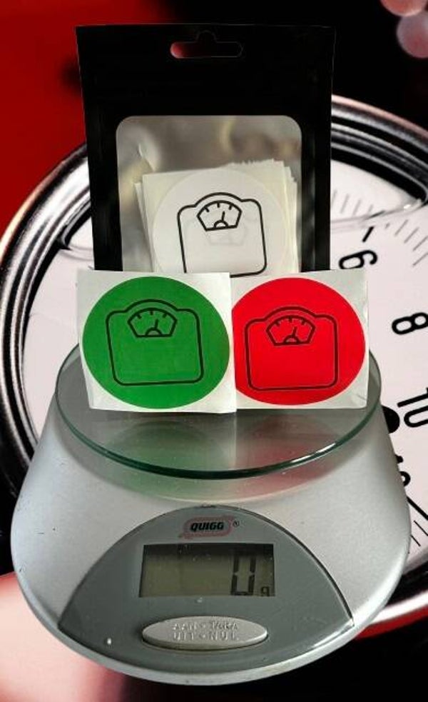 Weegschalen Stickers