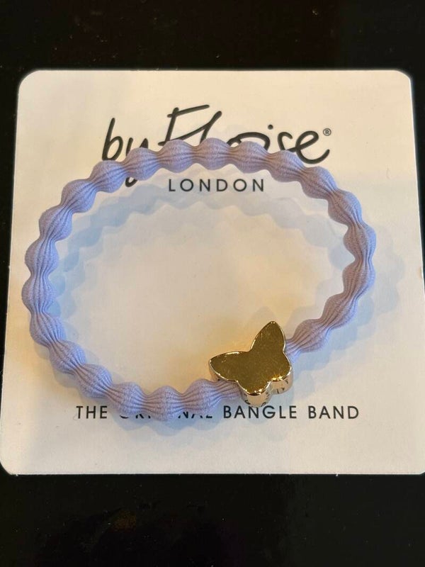 LILA VLINDER BY ELOISE LONDEN HAARELASTIEK / ARMBANDJE