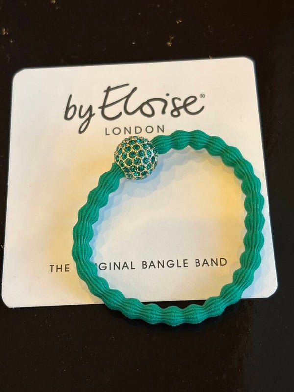 GROEN MET BOL BY ELOISE LONDON HAARELASTIEK / ARMBANDJE