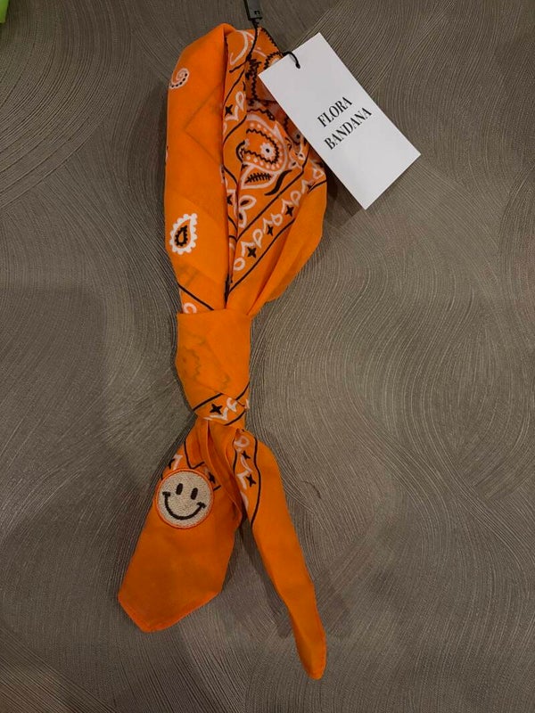 Flora bandana sjaaltje oranje