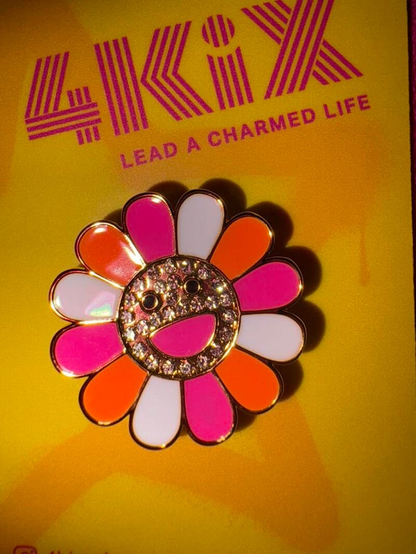 Murakami flower charm 4kix