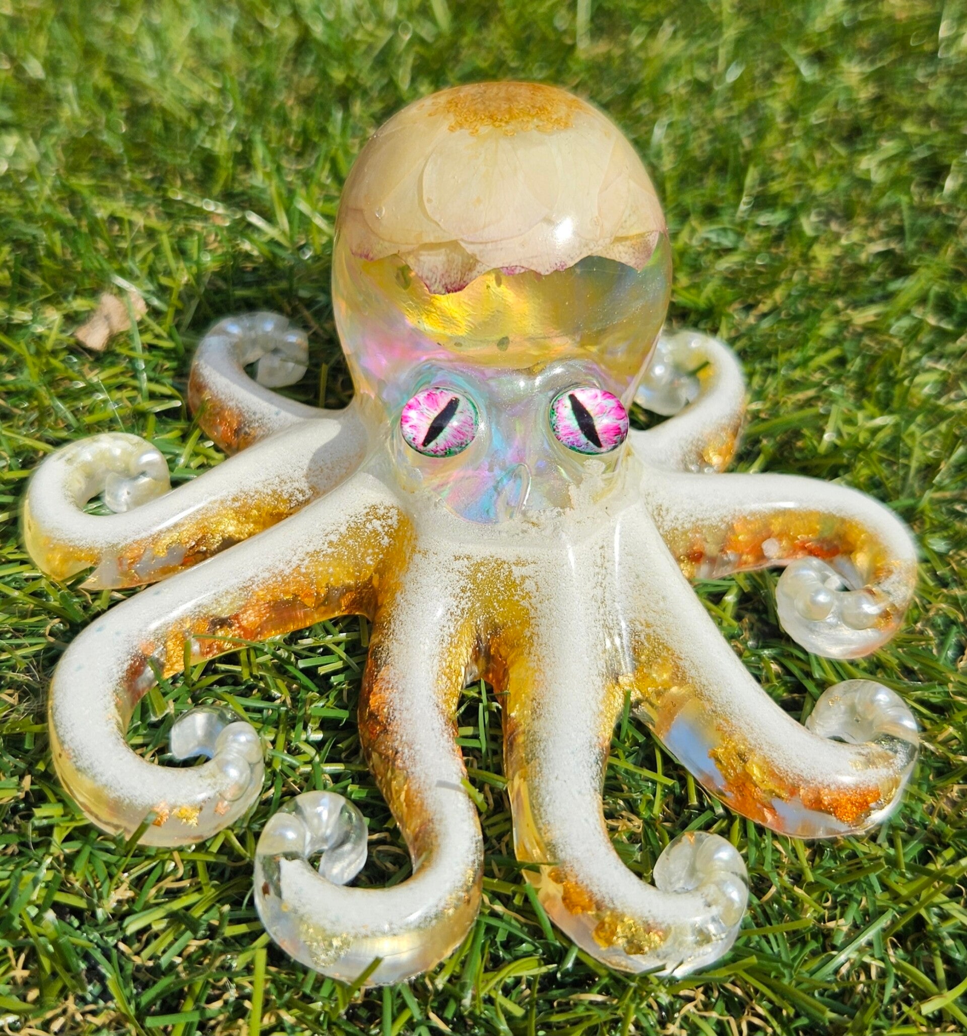 "Inky the Octopus" Flower Holo