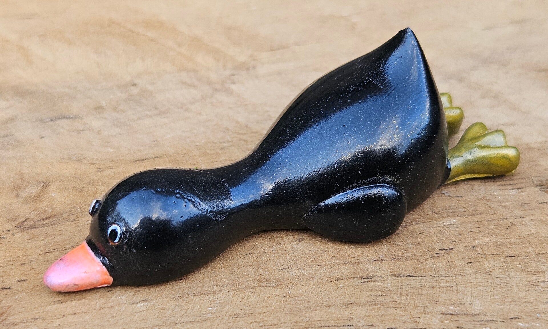 "Gilbert de Gans" Magneet Groot Zwart 2