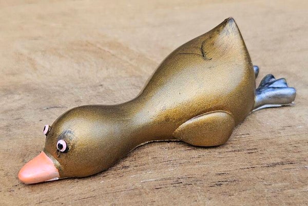 "Gilbert de Gans" Magneet Groot Goud