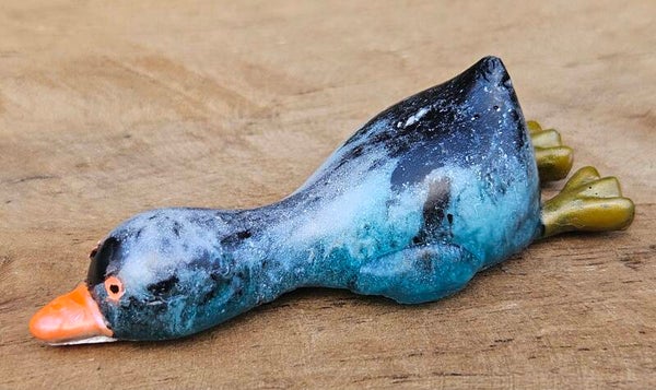 "Gilbert de Gans" Magneet Groot Liggend Marble Tweedekansje