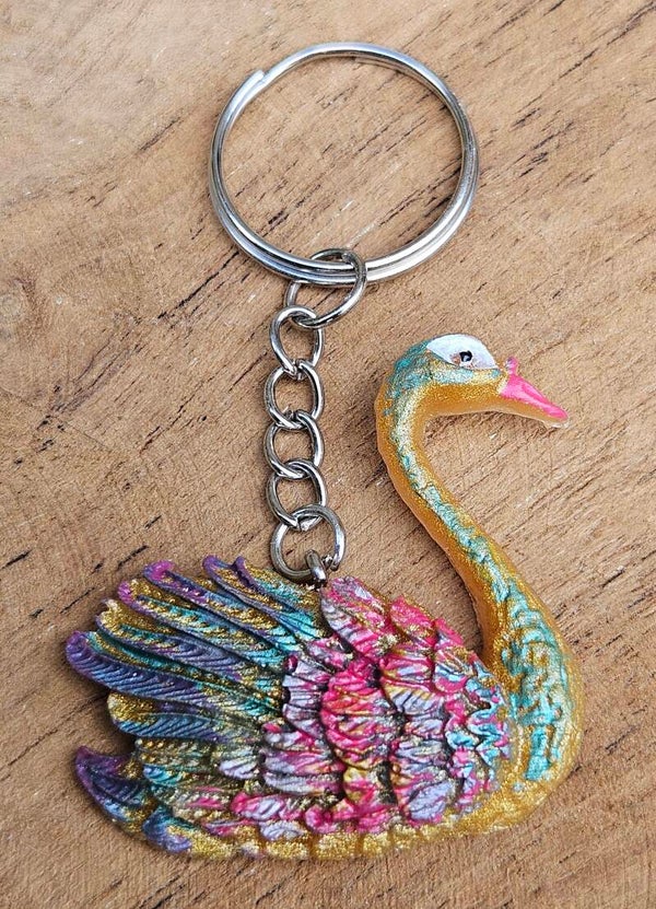 "Zuzu de Zwaan" Sleutelhanger Multi 2