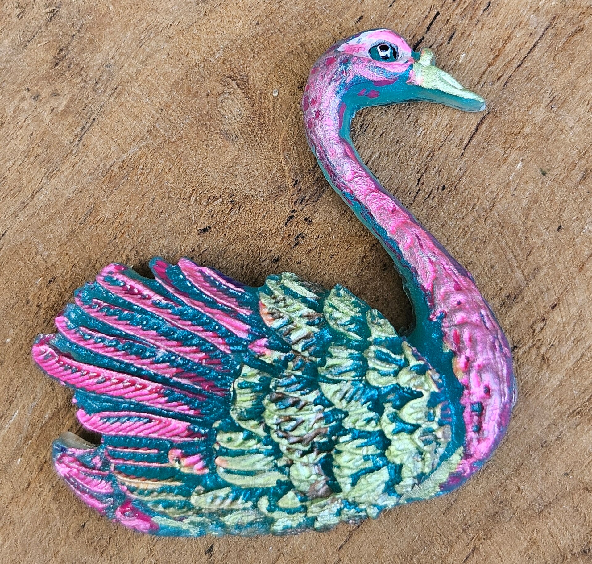 "Zuzu de Zwaan" Magneet Multi 4