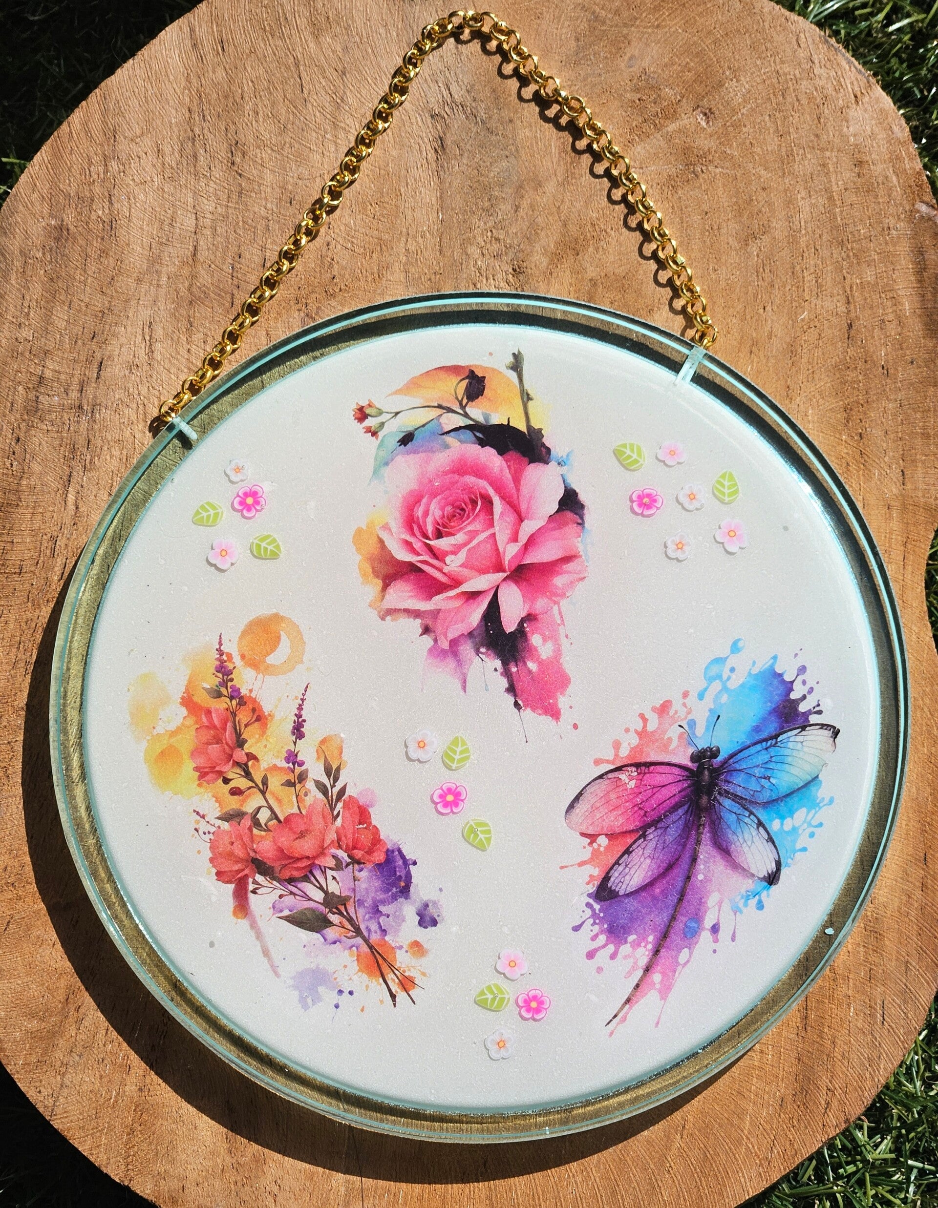 "Muurcirkel" Groot Bloemen