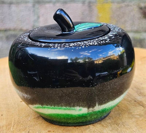 "AppelPotje" Zwart Groen Wit Marble