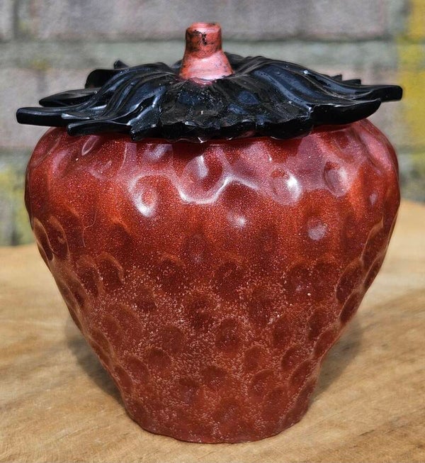 "AardbeiBakje" Rood Zwart