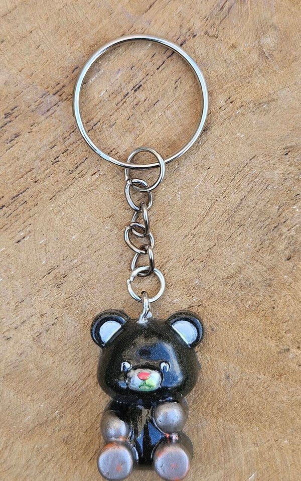 "Beertje" Sleutelhanger Pootje Metallic