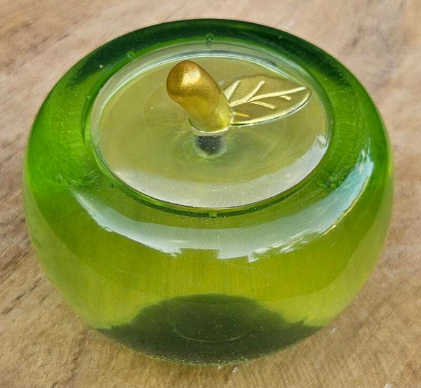 "AppelPotje" Groen Zwart Transparant Tweedekansje