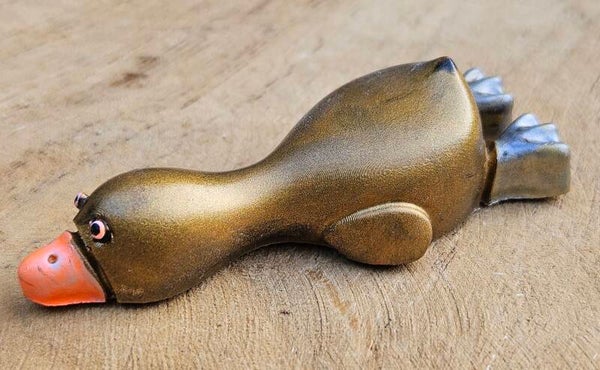 "Gilbert de Gans" Magneet Klein Goud