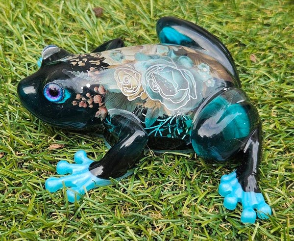 "Frolic the Frog" Boeket Zilver