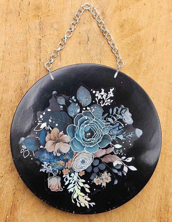 "Muurcirkel" Klein Boeket Zilver