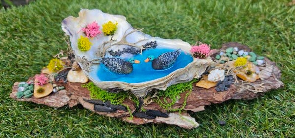 "Eenden in Oester" Landschapje