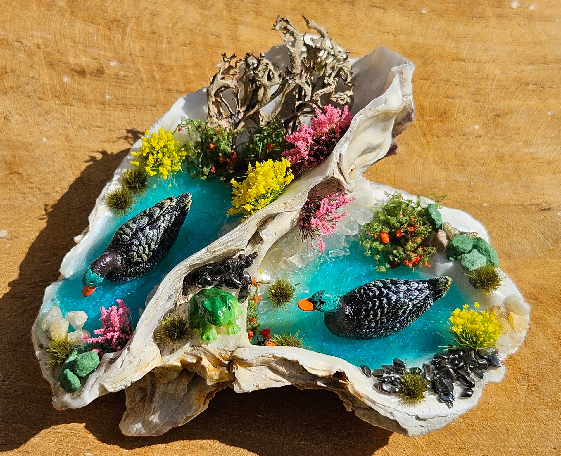 "Eenden in Dubbele oester" Landschapje