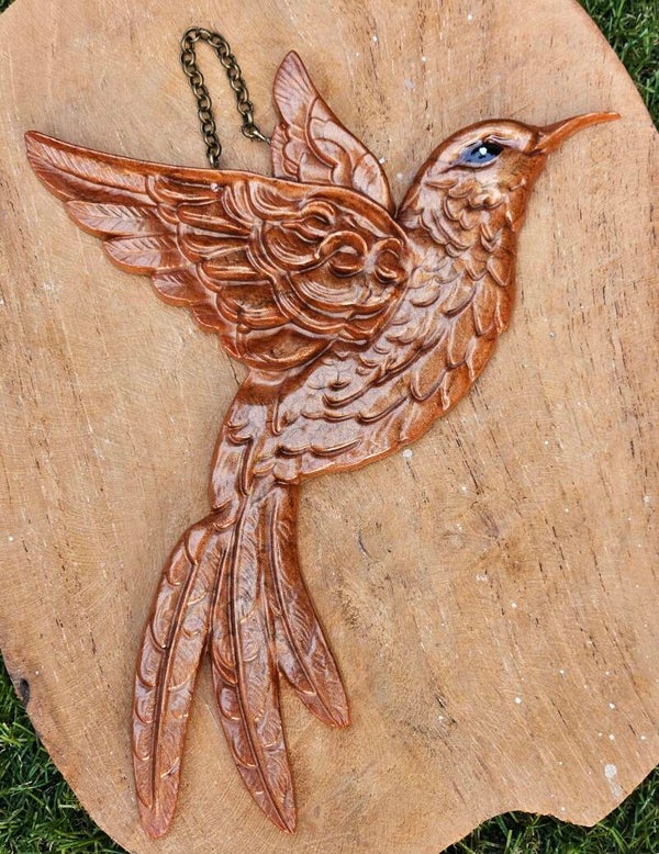 "Luma the Hummingbird" Brons