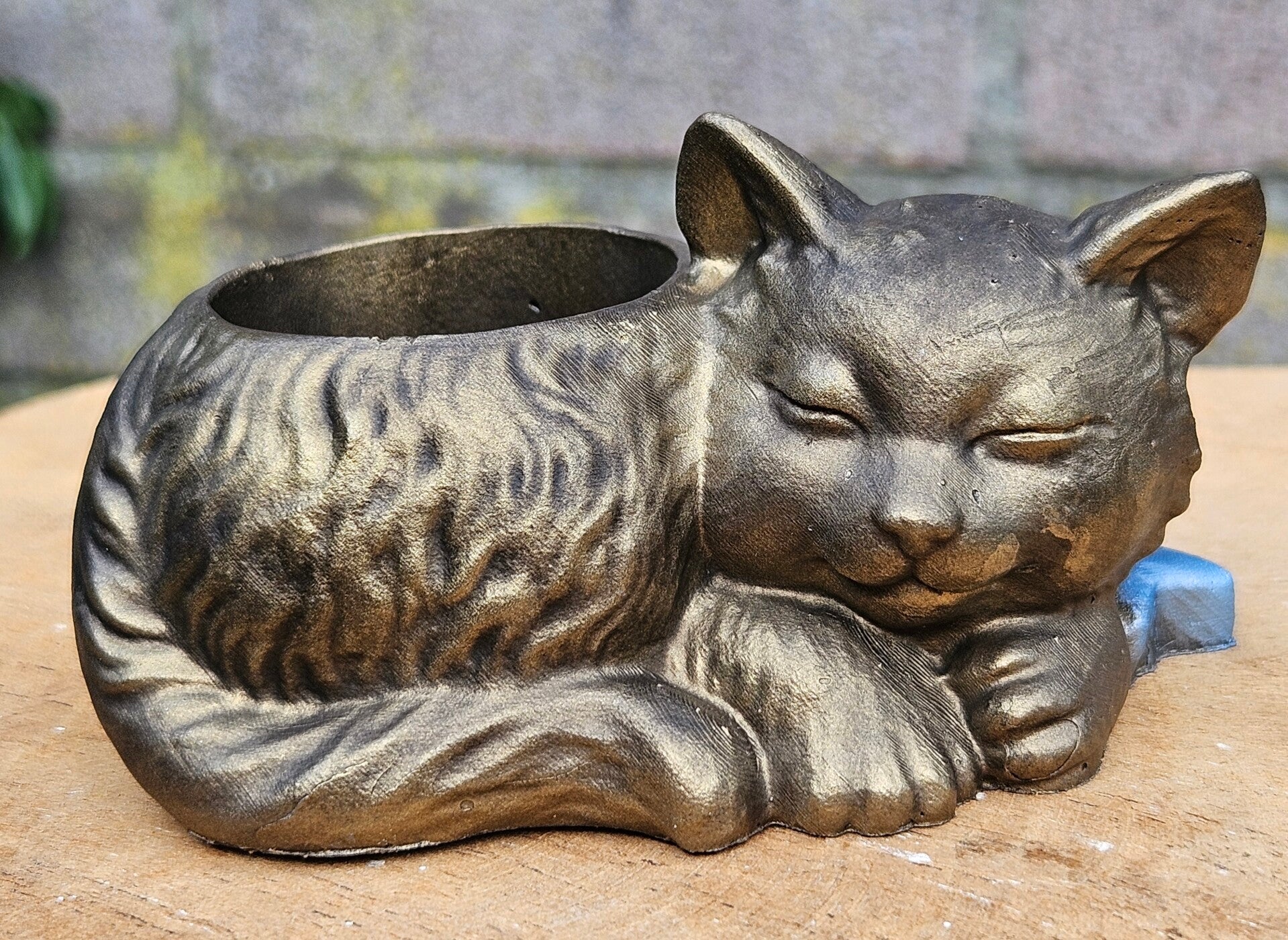 "Katje Epoxy" Strik Bronskleurig