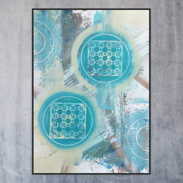 "Mandala" Blue